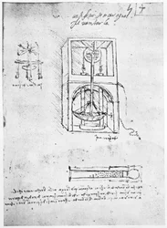 Fol. 54r aus dem Pariser Manuskript B, 1488-90